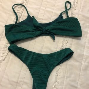 Turquoise size large brand Arizona daphne matching swim set